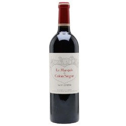 "MARQUIS DE CALON SEGUR" 2023 SAINT-ESTEPHE ROUGE 75 CL CRD - CAISSE BOIS DE 6 BT - French Wine 75cl